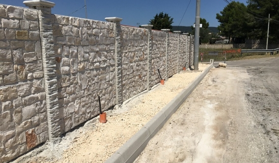 tranciato piano spacco |  | Prodotti | Artifacts | Manufatti in Cemento